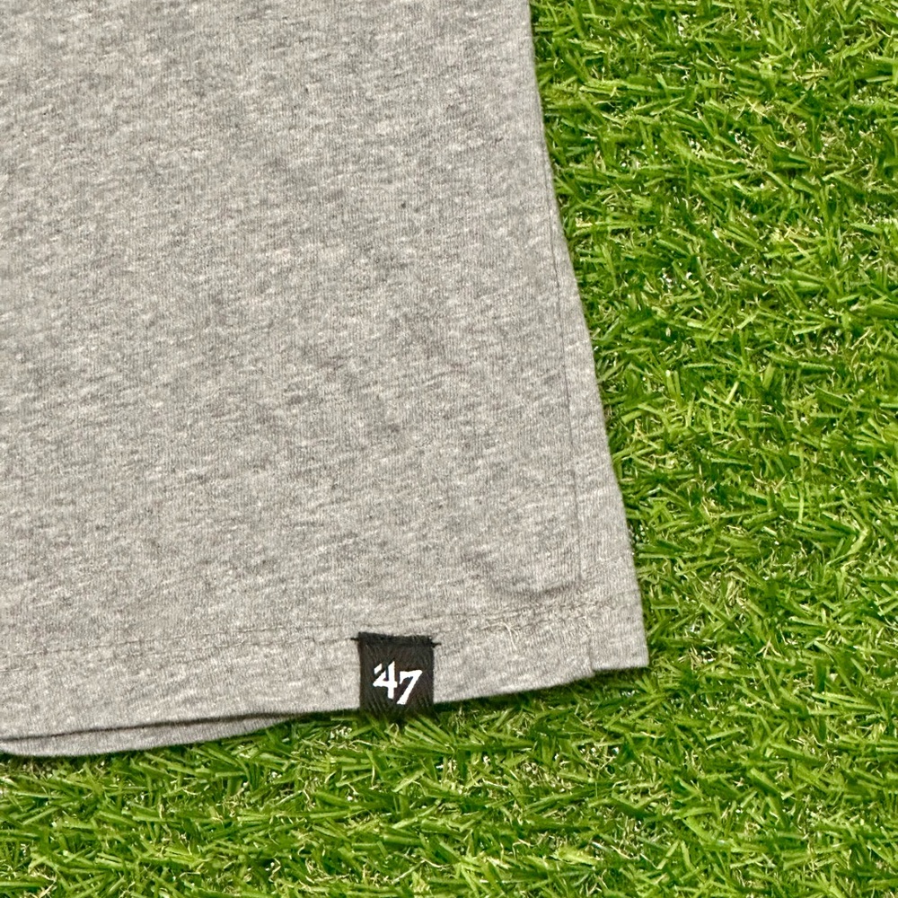 Vintage Style Brooklyn Dodgers 1958 Tee by ‘47 Brand - Size S Heather Grey MLB - Picture 4 of 5
